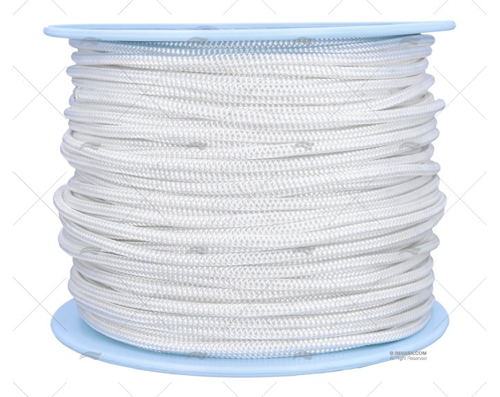 CIMA POLIAMMIDE 08mm BIANCO 200m LIROS