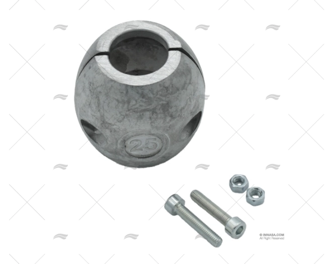 ANODO MAGNESIO COLLARE  25mm