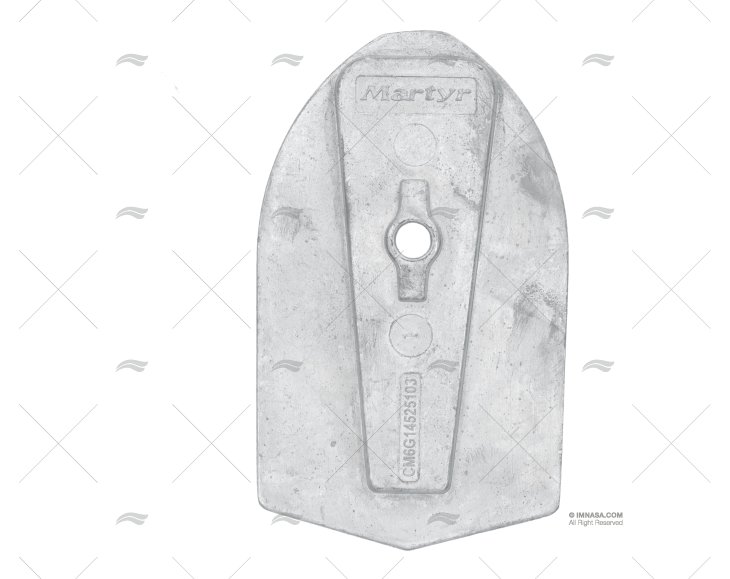 ZINK ANODE PLAAT YAMAHA 6C-6D-8C