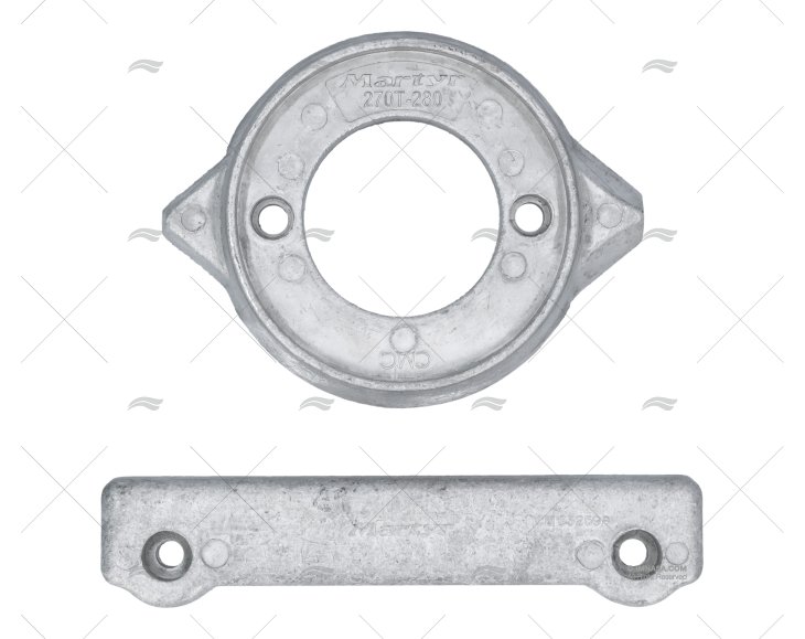 ANODO ALLUMINIO KIT VOLVO 280 S/VITE.
