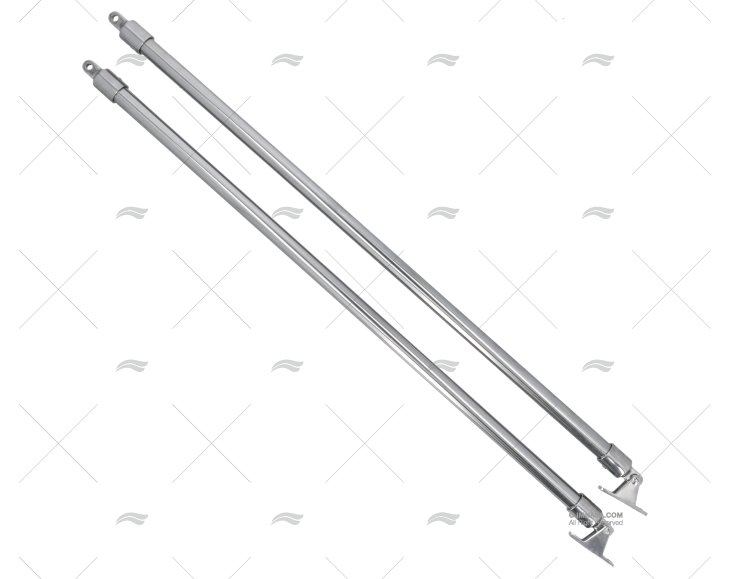 JAMBES DE FORCE INOX D.22 MM