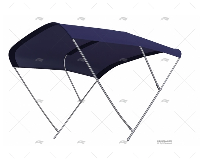 ARCO INOX TUBO 22mm CAPOTA 230mm 3 ARCOS TESSILMARE