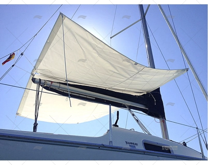 TENDALINO PER IMBARCAZIONE A VELA 255x300 BIANCO TESSILMARE