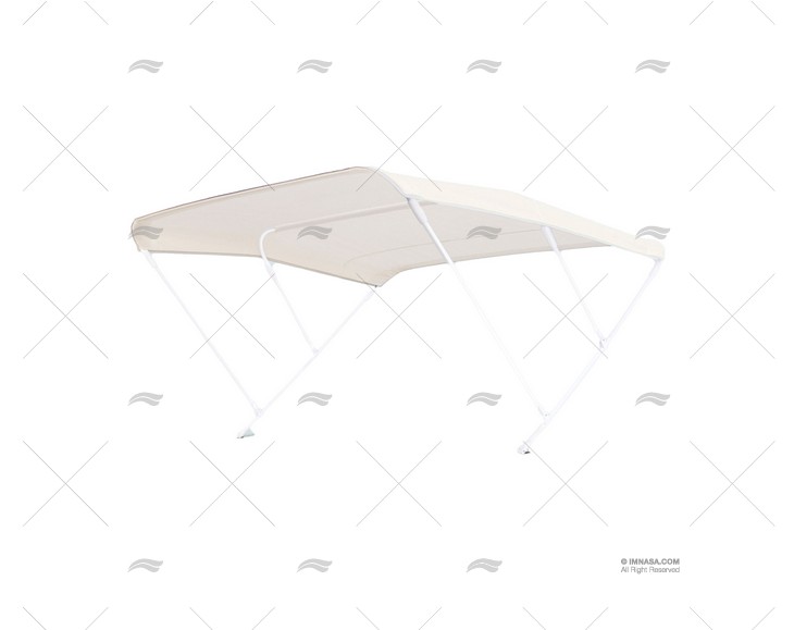 TENDALINO 150x180x140 ALLUMINIO BIANCO PIEGHEVOLE 3 ARC. TESSILMARE