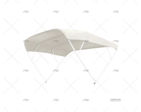 TOLDO 175x252x156 ALU BRANCO REBATÍVEL 4 ARC. TESSILMARE