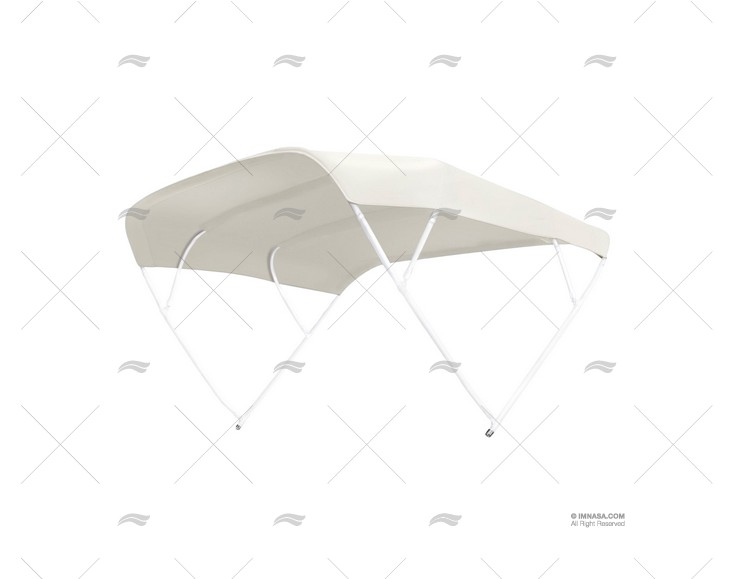 TENDALINO 200x252x156 ALLUMINIO BIANCO PIEGHEVOLE 4 ARCHI. TESSILMARE