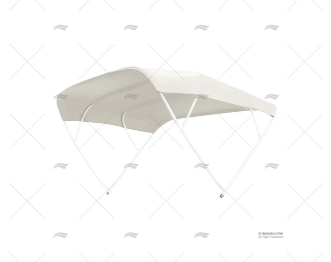 TENDALINO 285x252x156 ALLUMINIO BIANCO PIEGHEVOLE 4 ARCHI. TESSILMARE