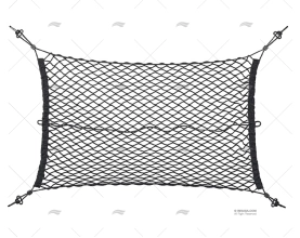 ELASTICIZED CARGO/STORAGE NET 80 X 50 CM