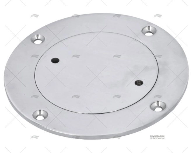 COPERCHIO PORTELLO DI ISPEZIONE INOX 124mm ESTERNO