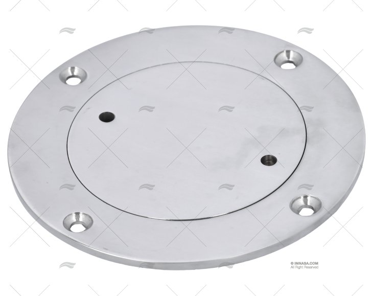 TAMPA REGISTO INOX 124mm EXTERIOR