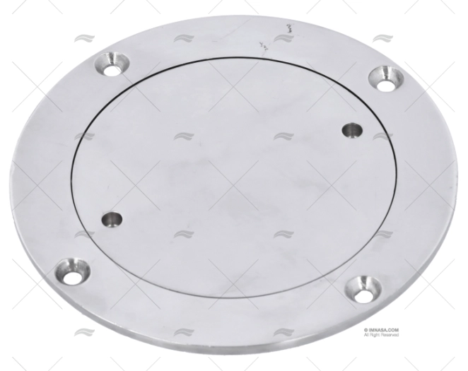 COPERCHIO PORTELLO DI ISPEZIONE INOX 140mm ESTERNO