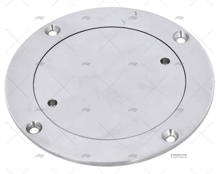 TAMPA REGISTO INOX 140mm EXTERNA