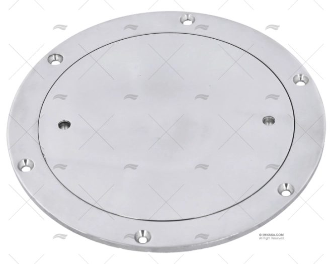 COPERCHIO PORTELLO DI ISPEZIONE INOX 198mm ESTERNO
