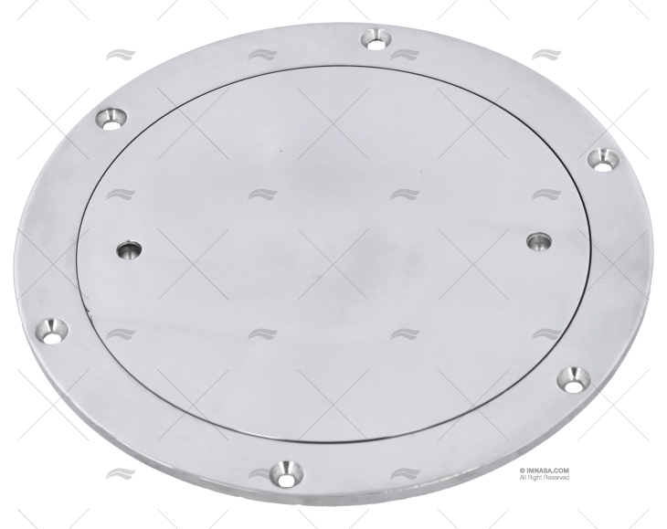TAMPA REGISTO INOX 198mm EXTERIOR