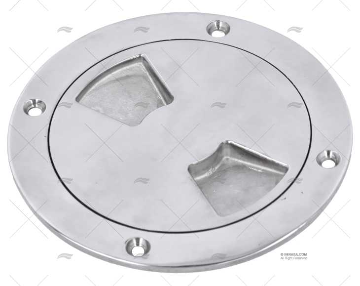 COPERCHIO PER PORTELLO DI ISPEZIONE INOX 140mm ESTERNO