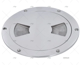 COPERCHIO PORTELLO DI ISPEZIONE INOX 198mm ESTERNO