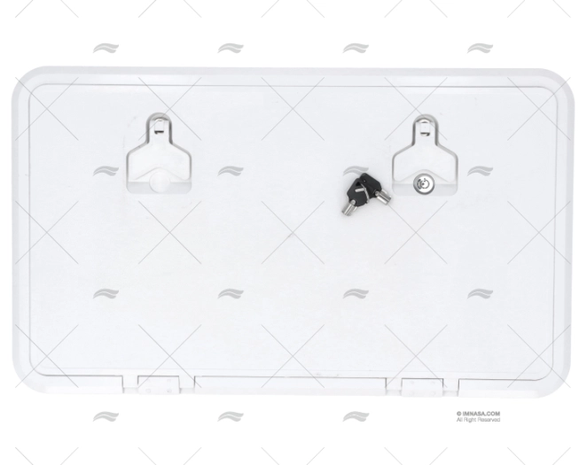 ACCESS COVER 600x350 WHITE W/ KEY