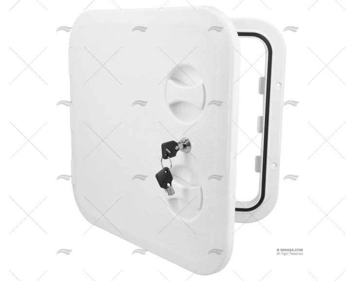 ACCESS HATCH W/ KEY 380x380mm WHITE