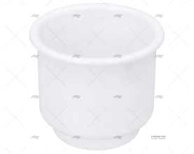 PORTA BOTTIGLIE E LATTINE 105mm BIANCO
