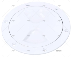 COPERCHIO PORTELLO DI ISPEZIONE 102mm BIANCO