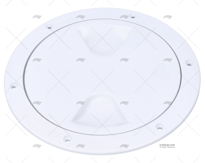 TAMPA REGISTO 152mm BRANCA