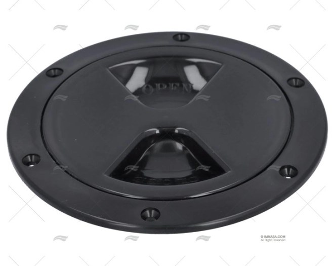 COPERCHIO PORTELLO DI ISPEZIONE 102mm NERO