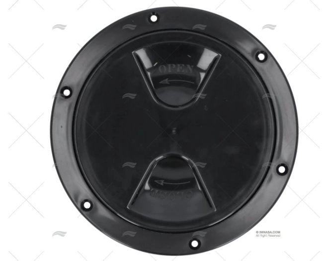 COPERCHIO PORTELLO DI ISPEZIONE 125mm NERO