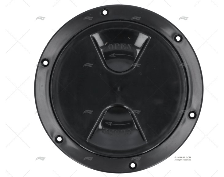 COPERCHIO PORTELLO DI ISPEZIONE 125mm NERO