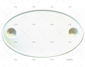 TABLE OVAL 760X450 WHITE