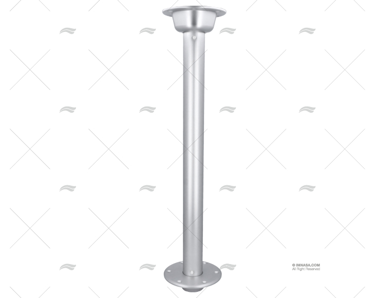 PÉ MESA ALUM.ANODIZ 760mm C/BASE ALUM. IMNASA