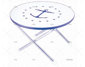TABLE DE PONT BLANC 600MM    RONDE