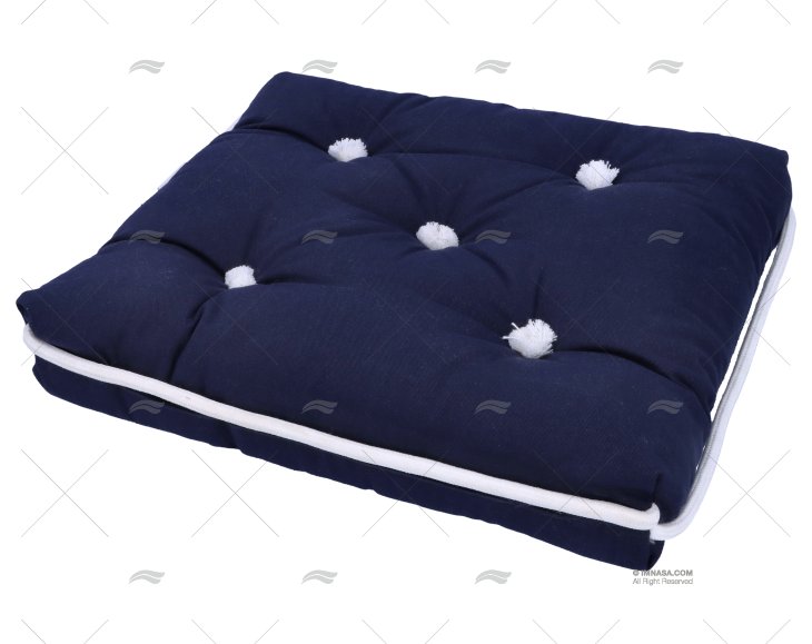 ALMOFADA SIMPLE AZUL/NAVY KAPOK