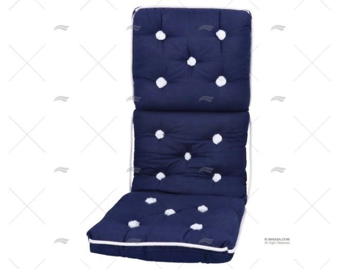 ALMOFADA TRIPLE AZUL/NAVY KAPOK