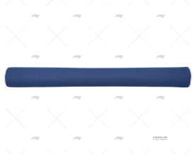 ROUND CUSHION BLUE/NAVY 50x6cm