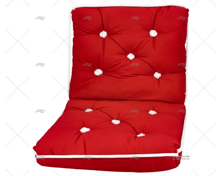 CUSCINO DOPPIO BORDEAUX KAPOK