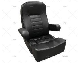CADEIRA COMMANDER SEMICOURO PRETA