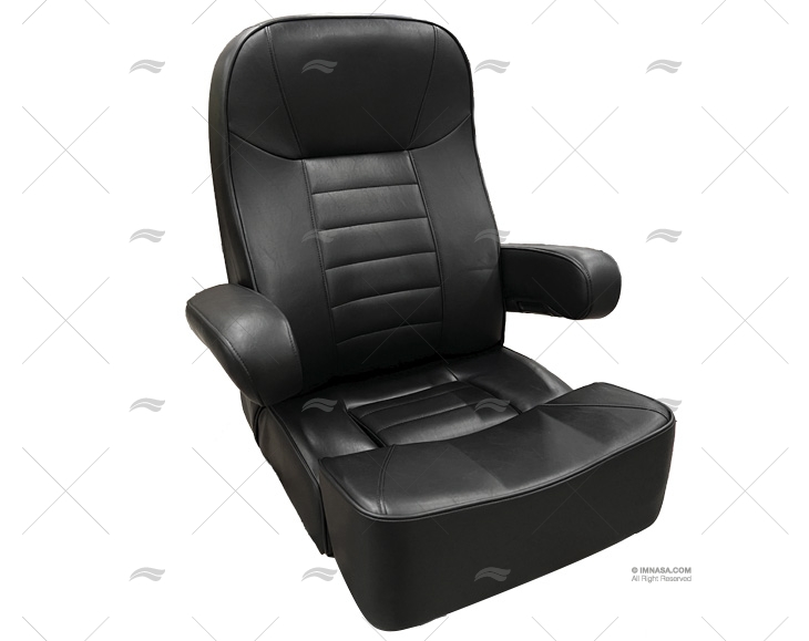 SEDIA COMMANDER SEMIPELLE NERA