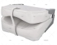 SEAT FOLDING WHITE VINYL 400x510x380