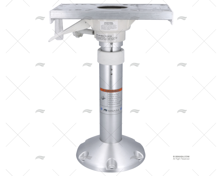 PIEDE SEDIA ALLUMINIO.ANODIZZATO 457-610mm IMNASA