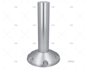 PIEDE SEDIA ALLUM.ANODIZZATO 380mm TUBO 73MM IMNASA