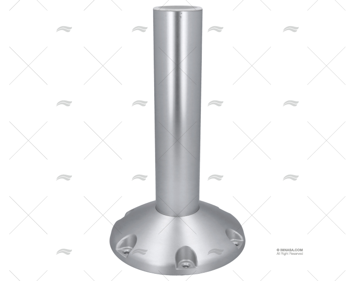 PIEDE SEDIA ALLUM.ANODIZZATO 380mm TUBO 73MM IMNASA