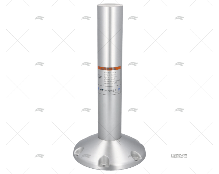 PIEDE SEDIA ALLUMINIO.ANODIZZATO 470mm IMNASA