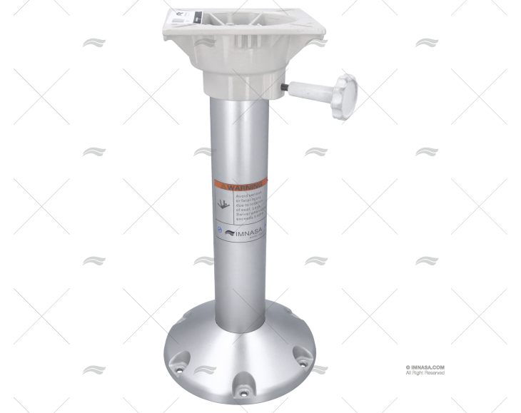 PÉ CADEIRA ALUM.ANODI 480mm C/BASE SU