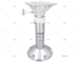 PIEDE SEDIA ALLUMINIO.ANODIZZATO 430-635mm C/BASE PER IMNASA