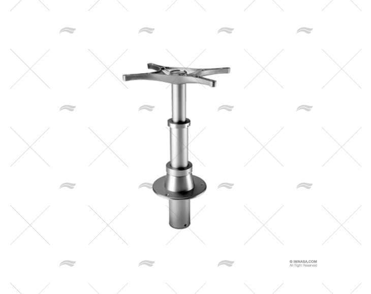 PIEDE ELETTRICO 3 SEZIONI 180-770mm 12V BARKA