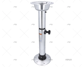 TELESCOPING TABLE BASE WITH FLUSH BASIS