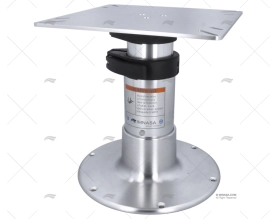 PIEDE TAVOLO TRIPLEX GAS 335/715mm FISS.PVC IMNASA