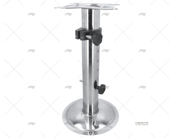 PIEDE TAVOLO INOX 540-720mm GIRELLA B/302