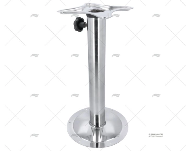 PÉ MESA INOX 450-650mm BASE 230mm