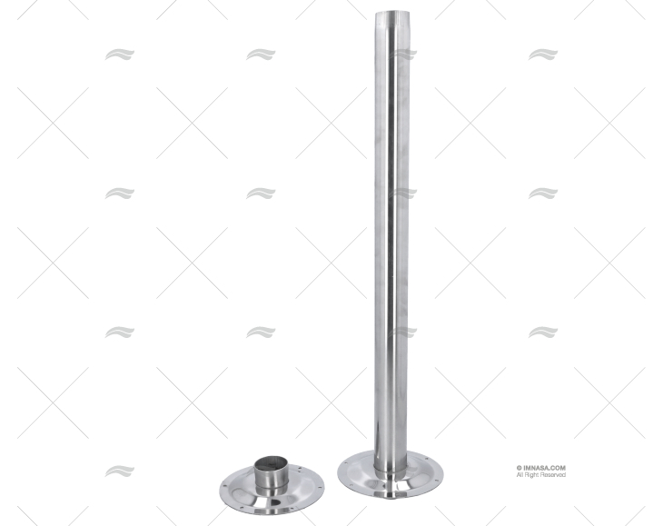 PÉ MESA INOX FIXO 700mm BASE 162mm